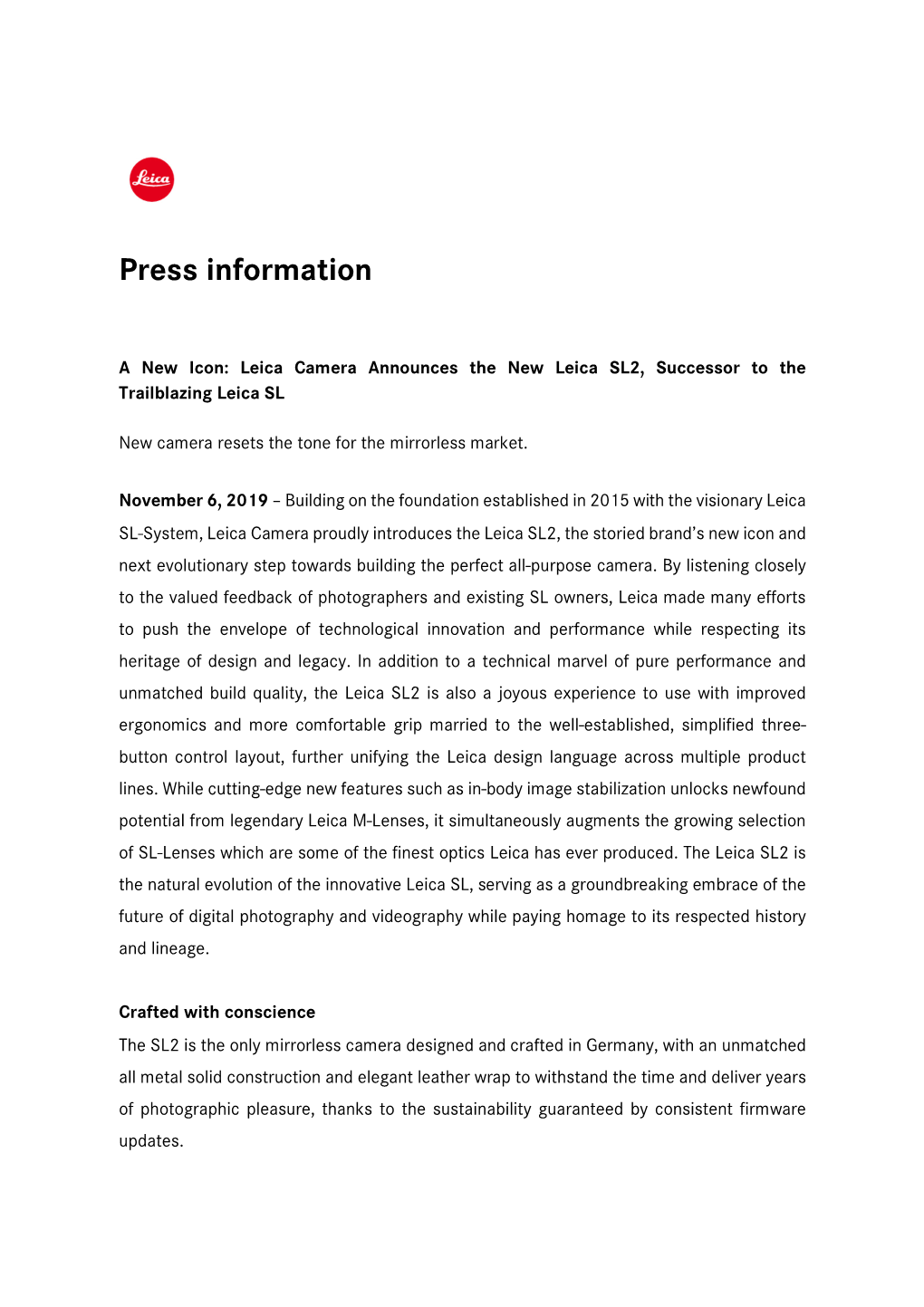 Press Information