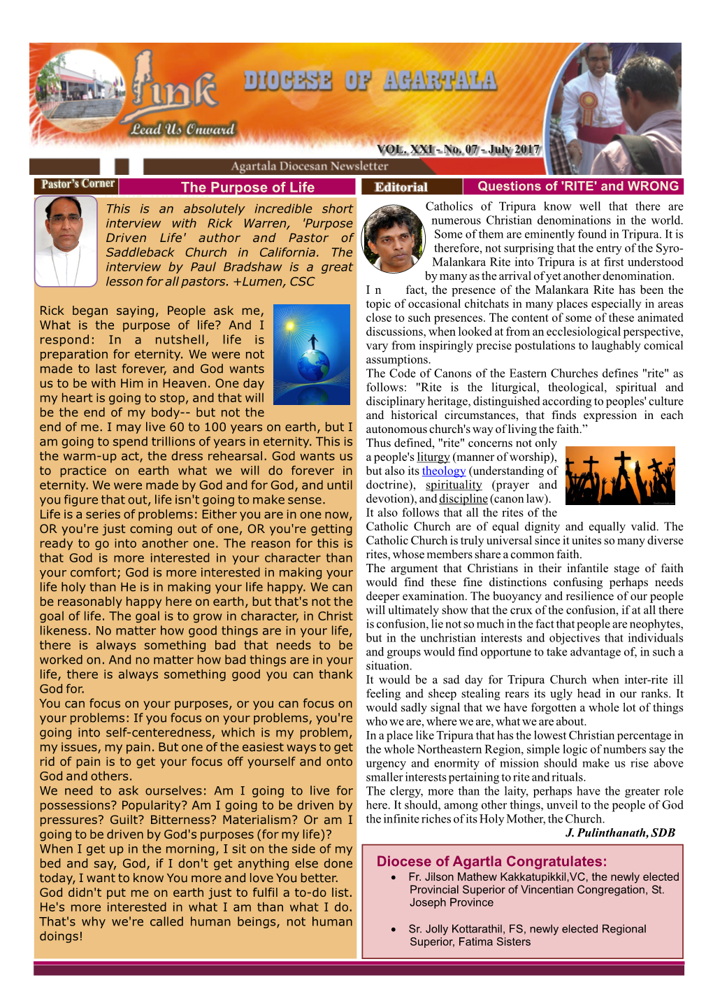 News Letter for July