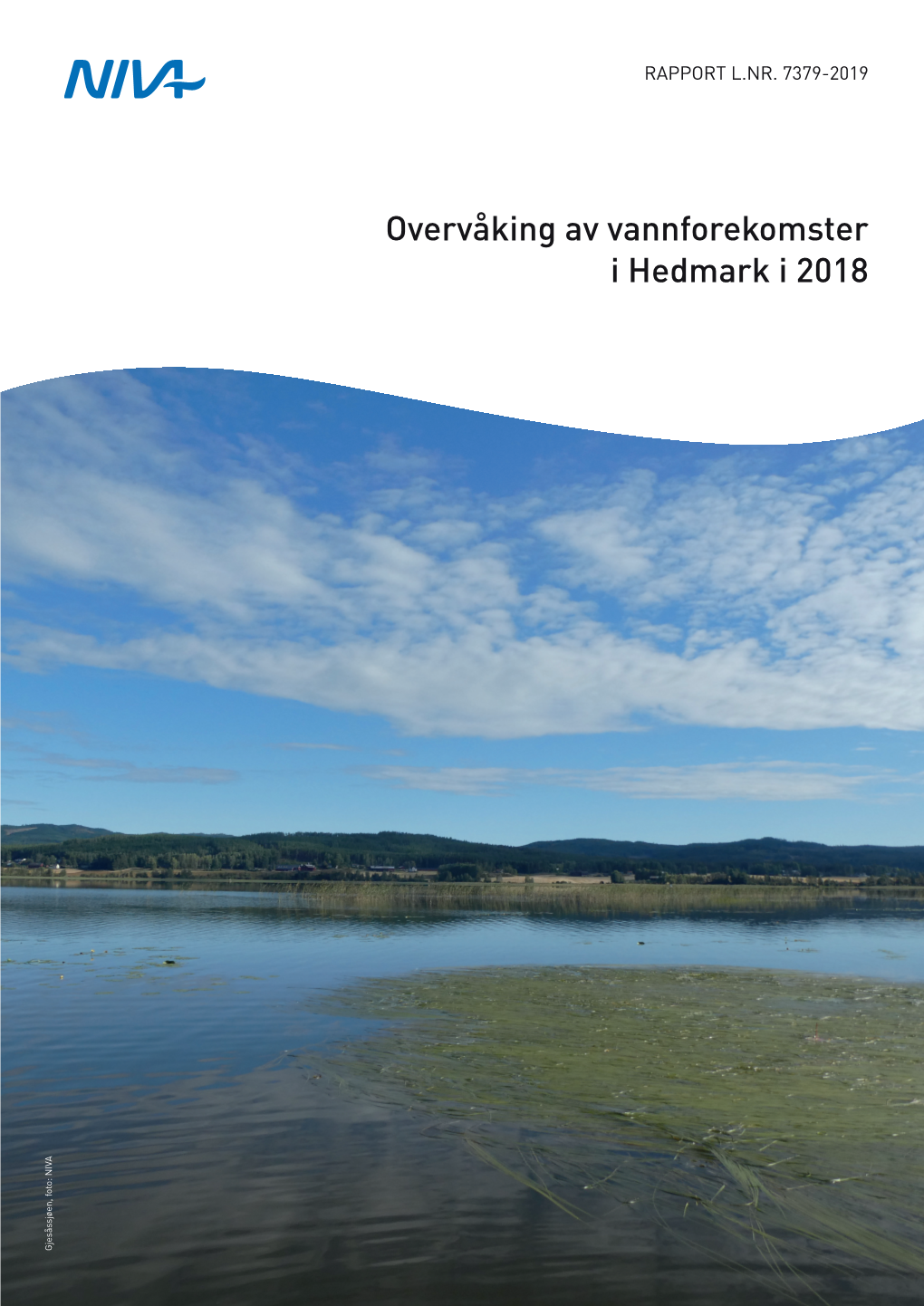 Overvåking Av Vannforekomster I Hedmark I 2018 Gjesåssjøen, Foto: NIVA Foto: Gjesåssjøen, NIVA 7379-2019