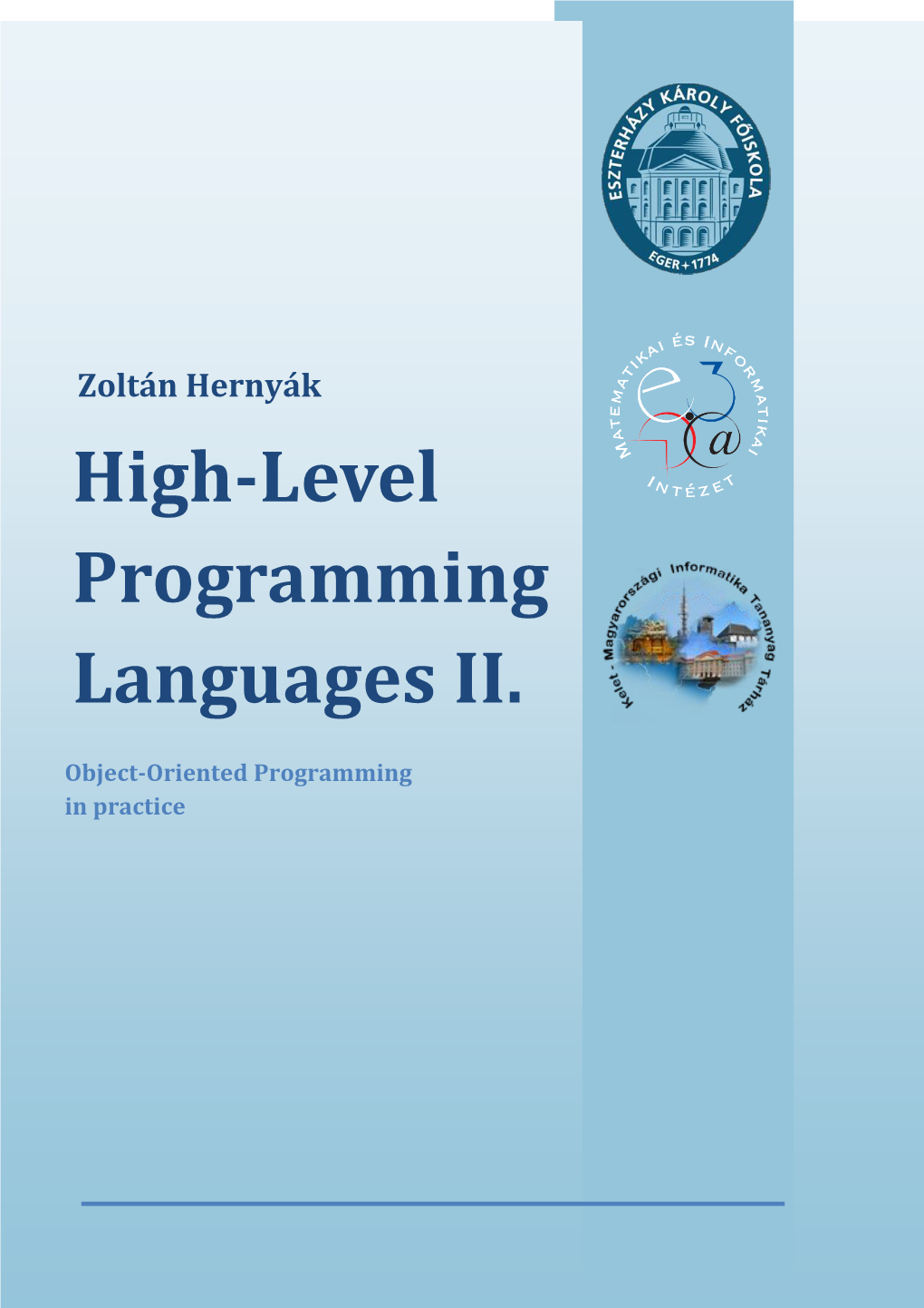 High-Level Programming Languages II