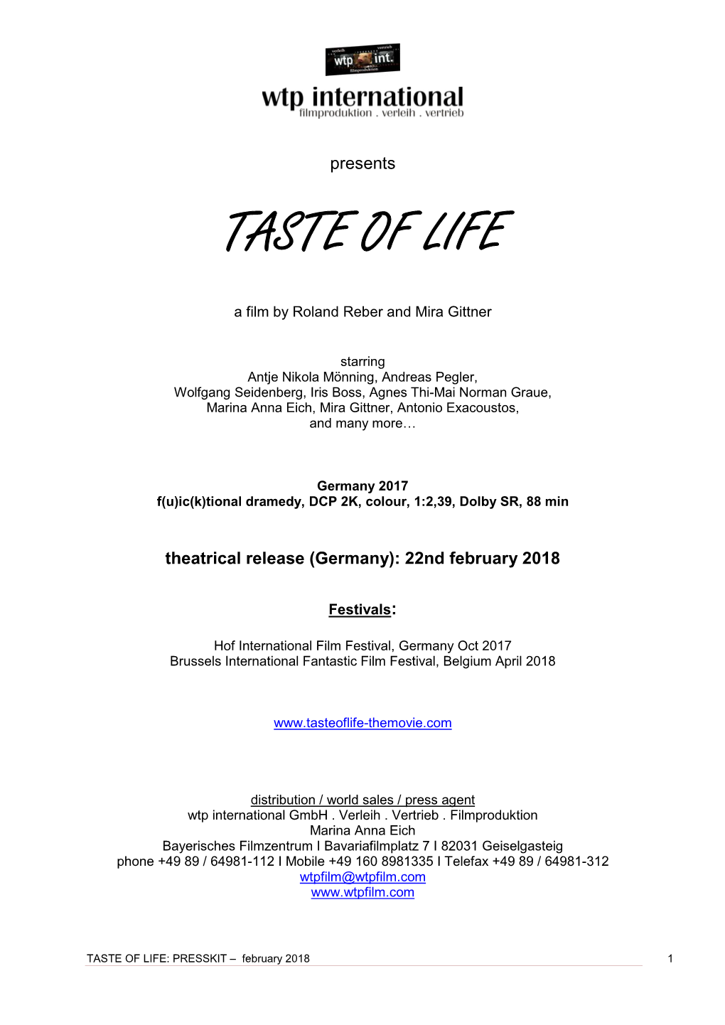 Taste of Life