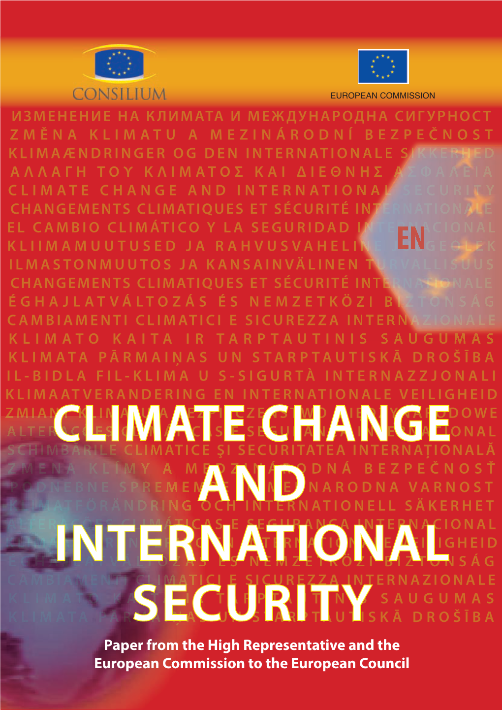 Climate Change and International Security