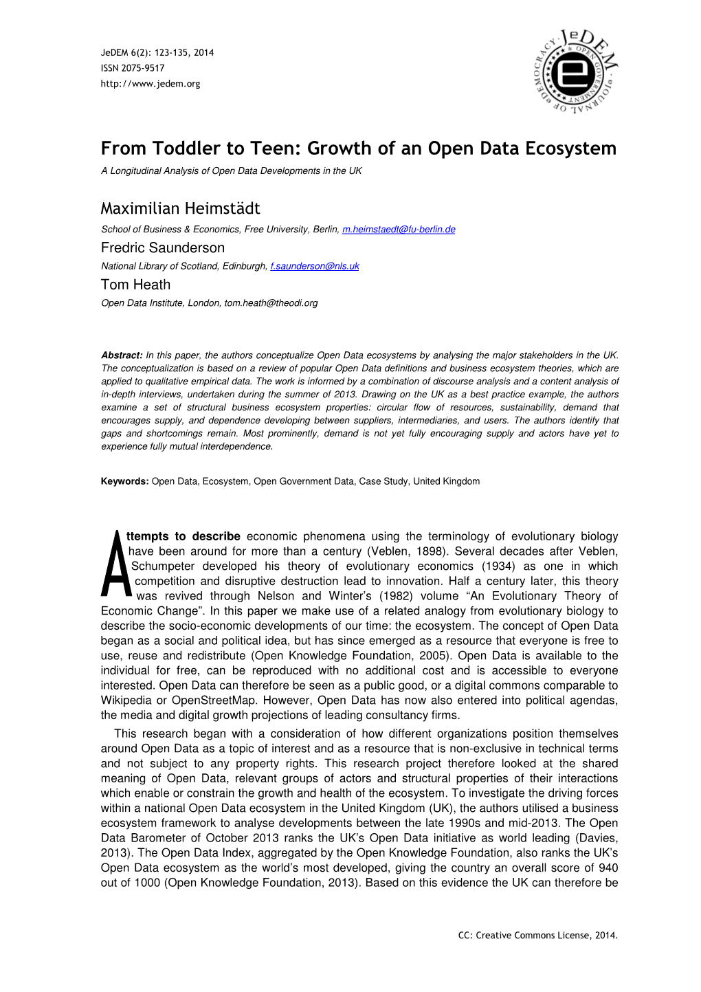 From Toddler to Teen: Growth of an Open Data Ecosystem a Longitudinal Analysis of Open Data Developments in the UK