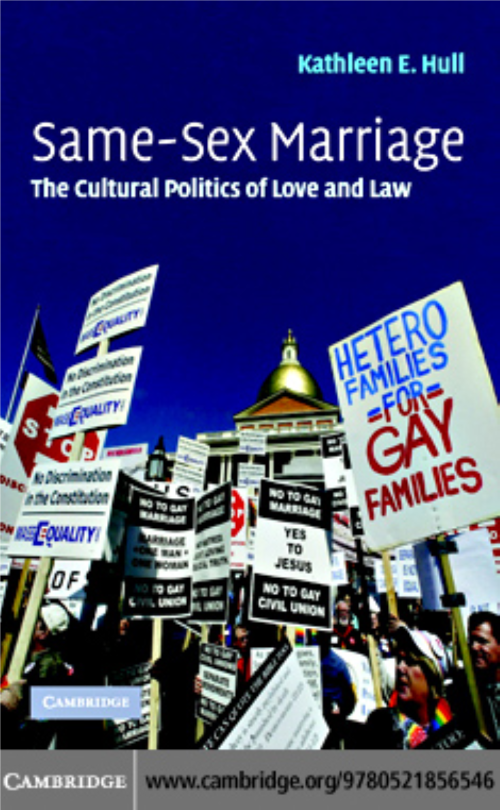 Same-Sex Marriage: the Cultural Politics of Love And