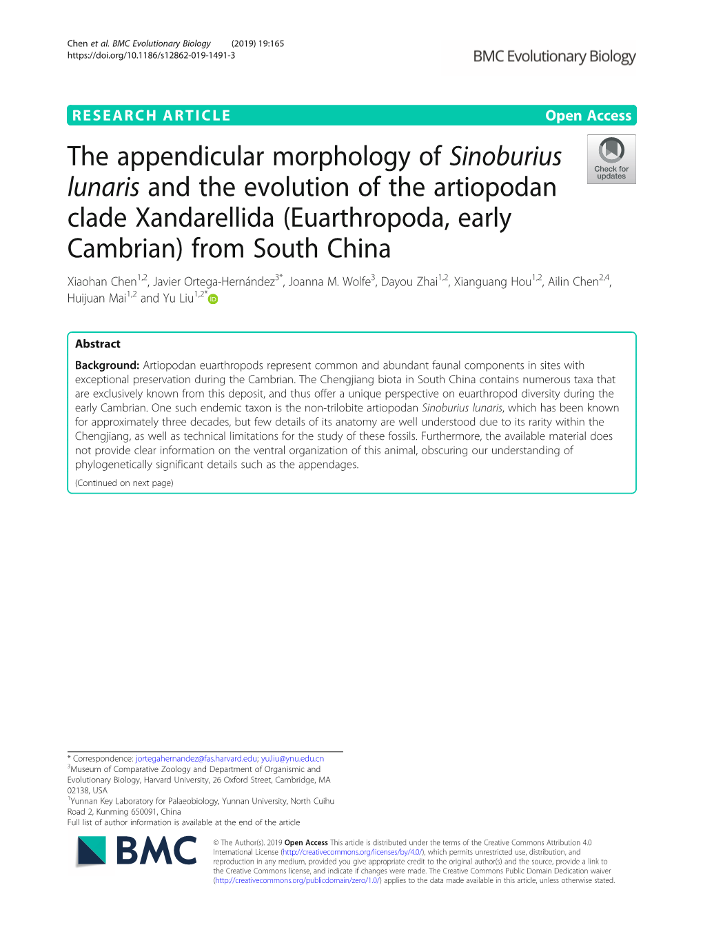 Downloaded from and Led to a Comprehensive Revision of the Evolution Morphobank [74]