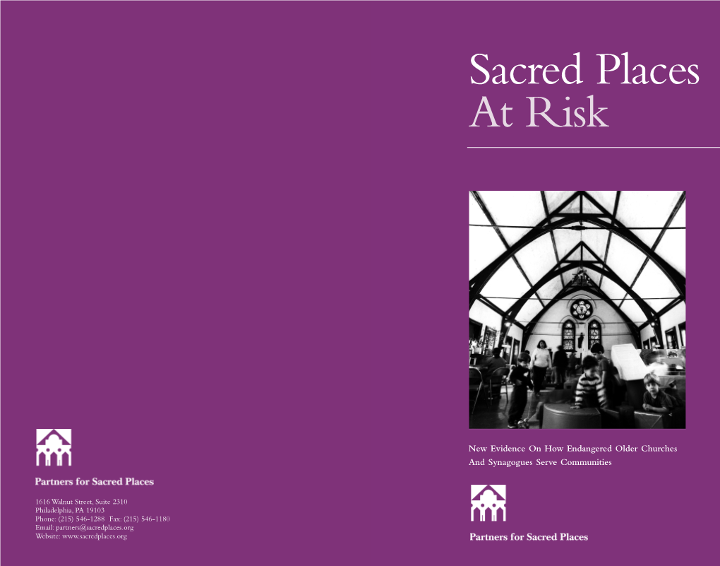 Sacred Places at Risk
