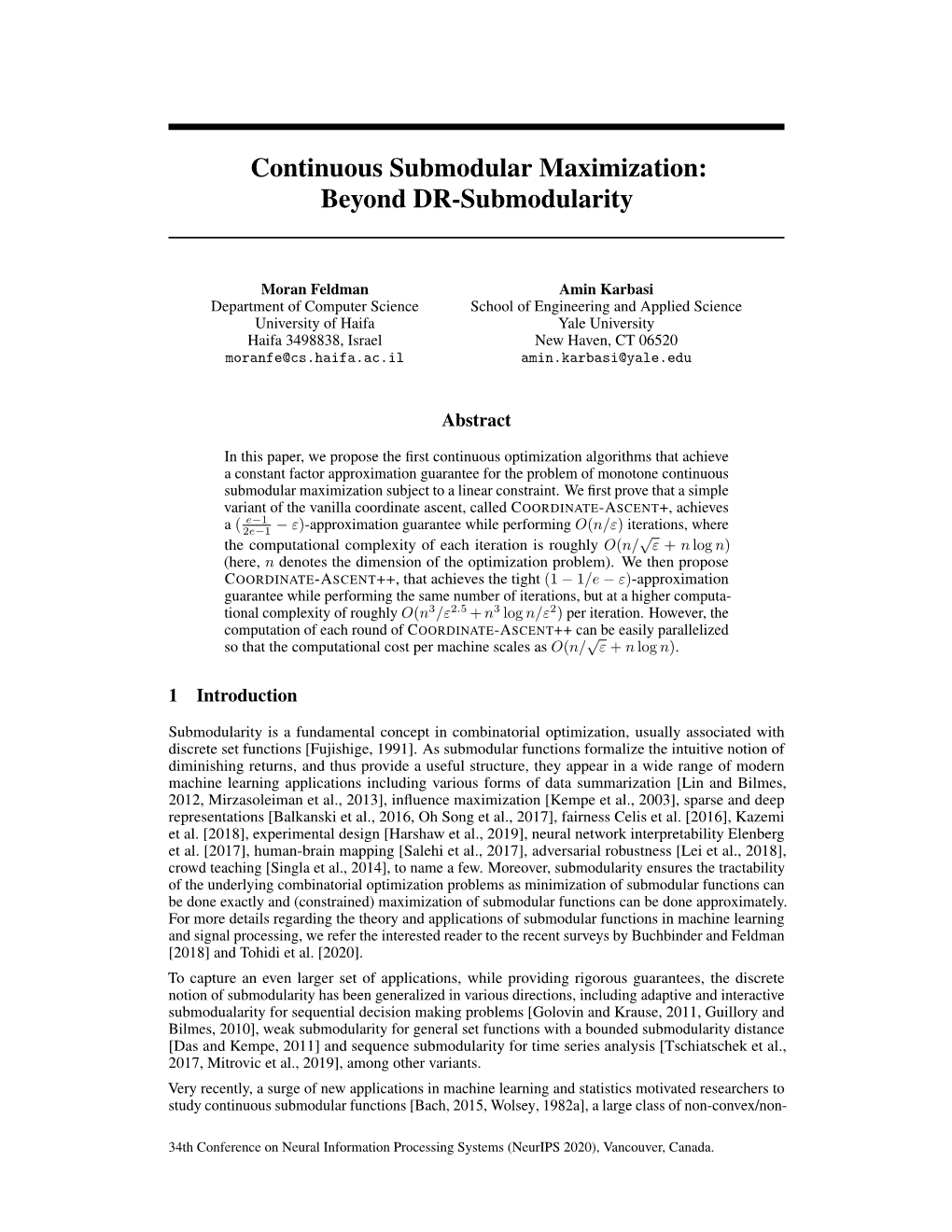 Continuous Submodular Maximization: Beyond DR-Submodularity