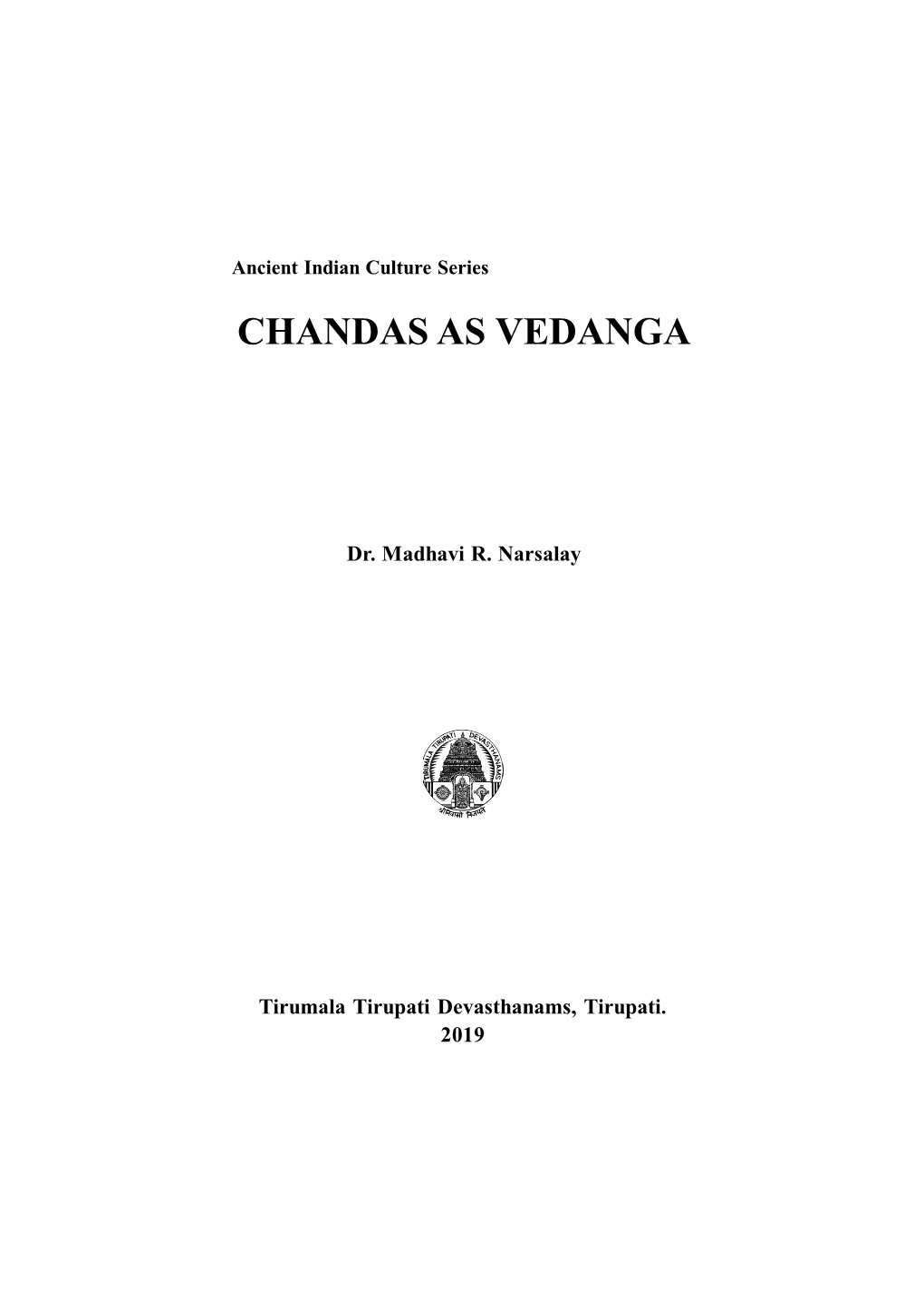 Chandas As Vedanga