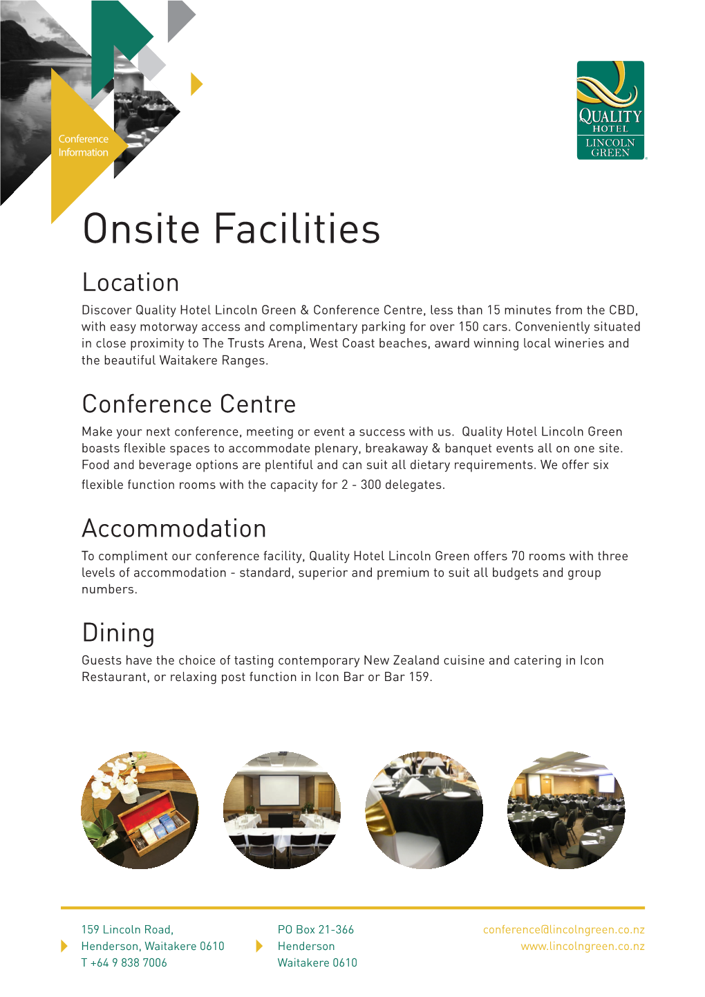 Onsite Facilities