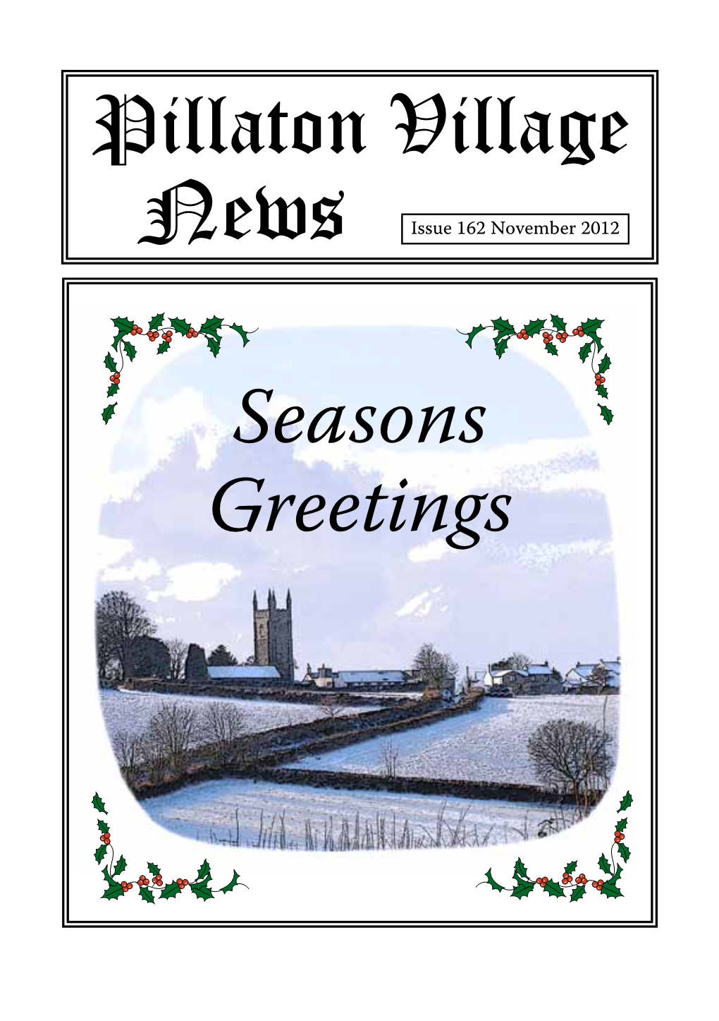 Pillaton Village News No