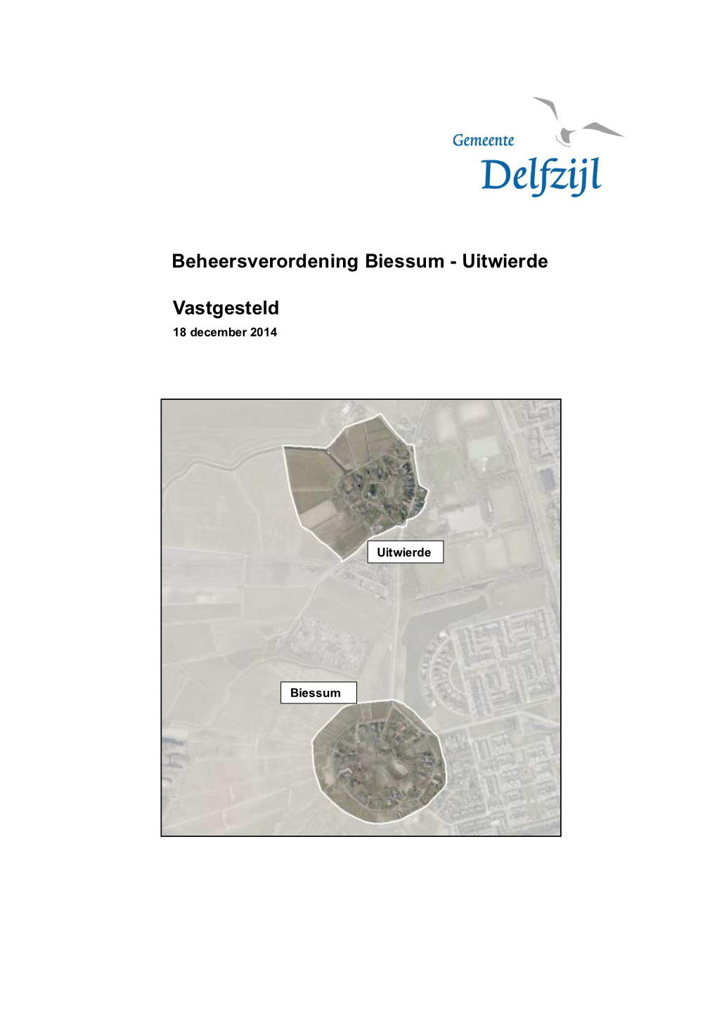 Beheersverordening Biessum - Uitwierde