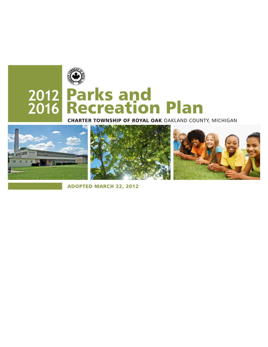 2012–2016 Parks and Recreation Plan
