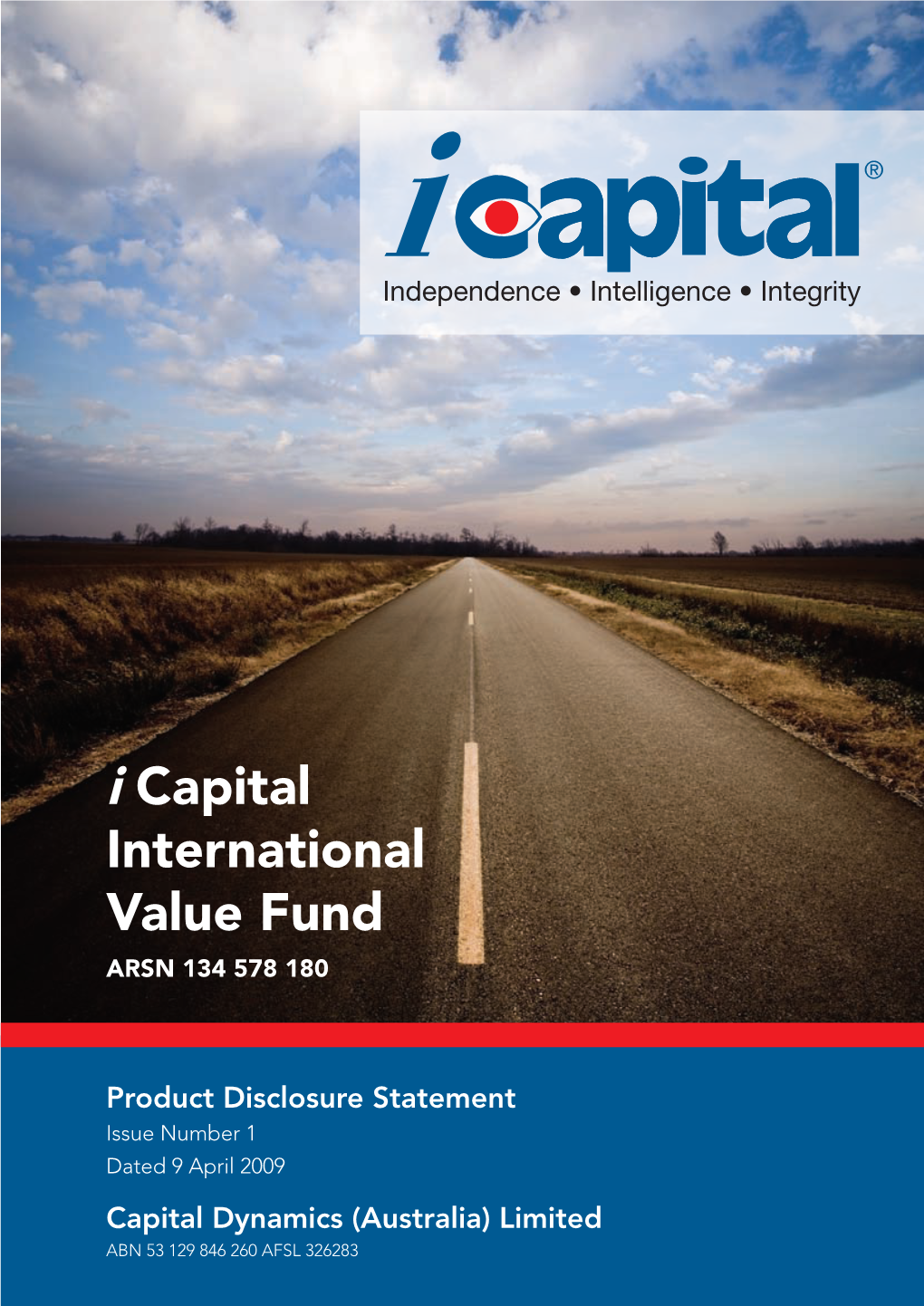 I Capital International Value Fund ARSN 134 578 180