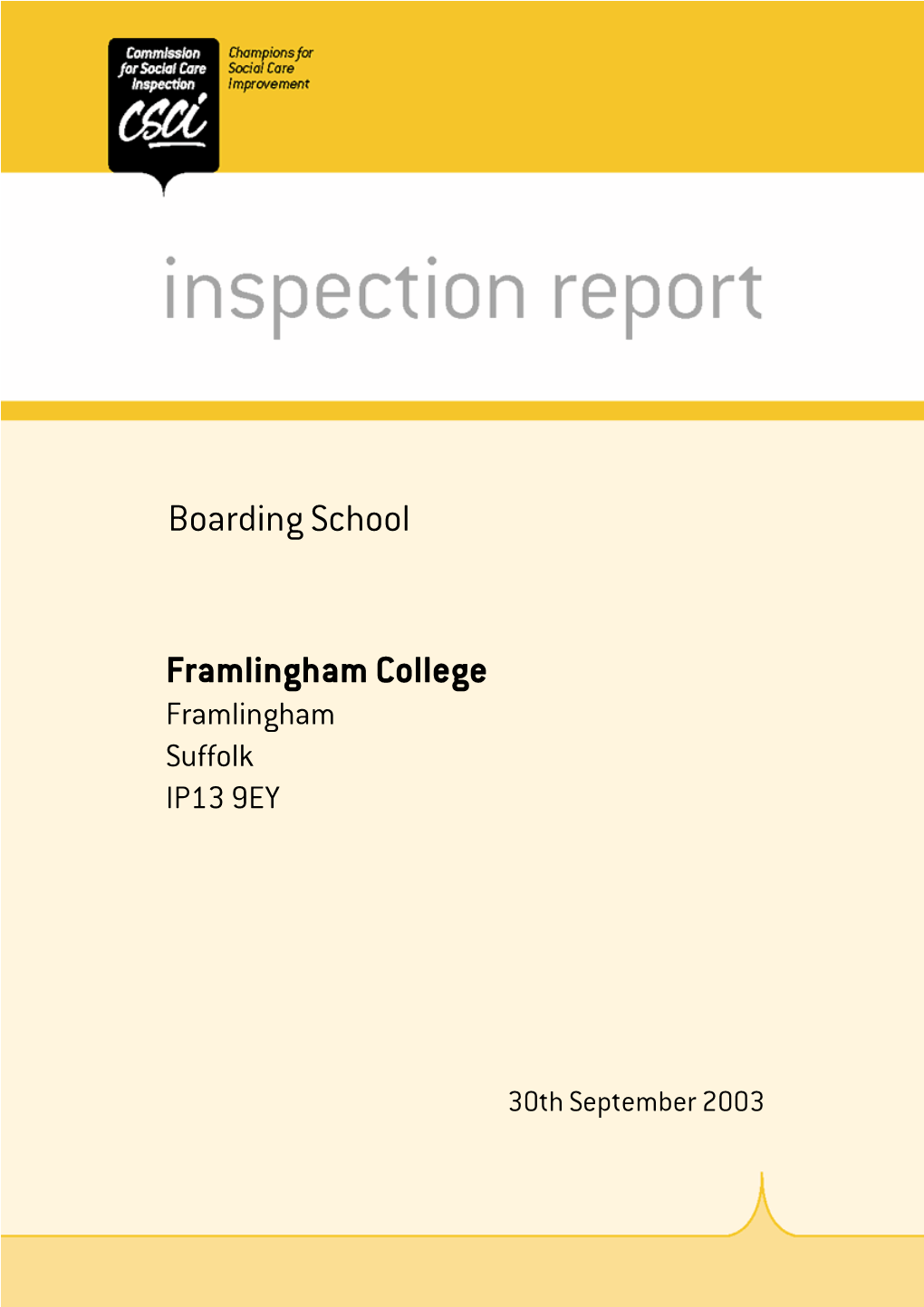 Framlingham College Boarding School