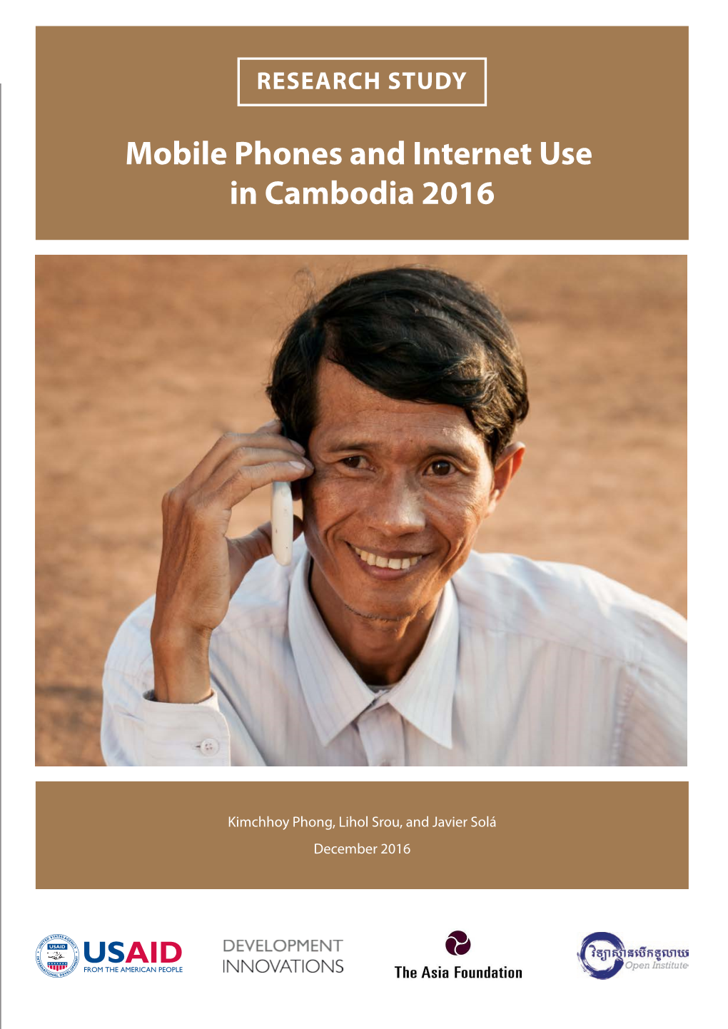 Mobile Phones and Internet Use in Cambodia 2016