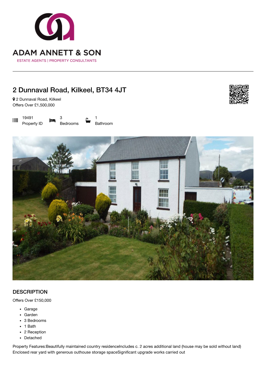 2 Dunnaval Road, Kilkeel, BT34 4JT � 2 Dunnaval Road, Kilkeel Oﬀers Over £1,500,000