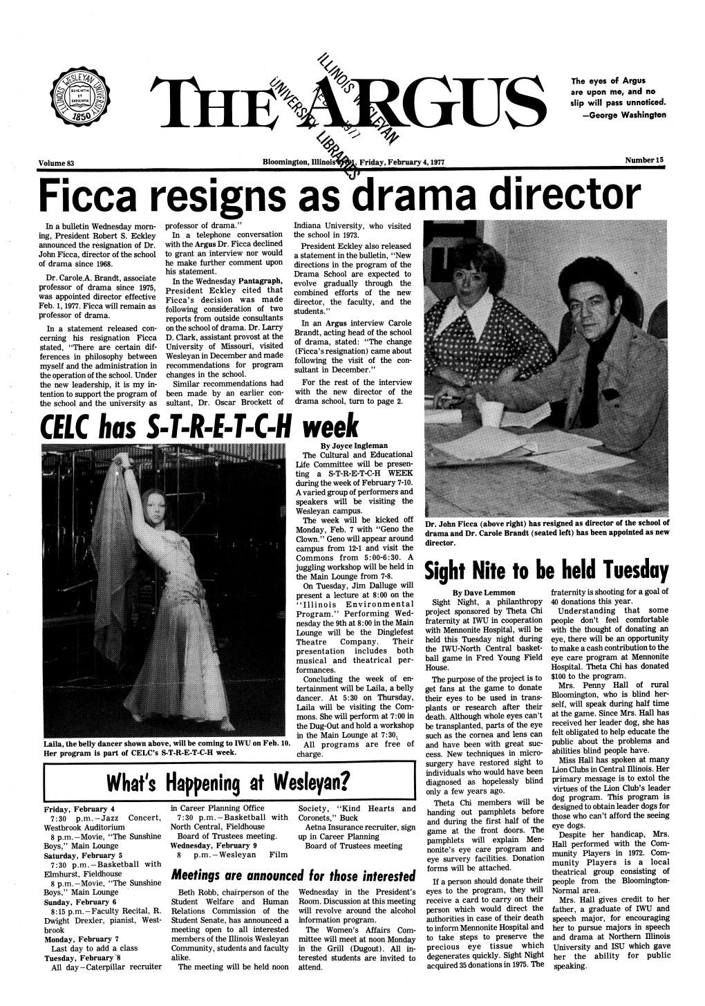 Ficca R "Esigns As Drama Director