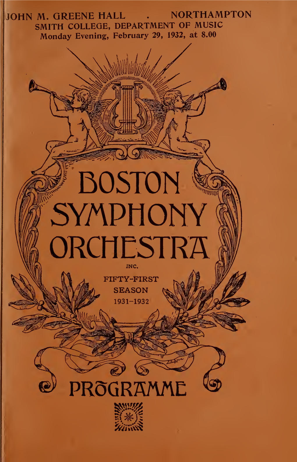 Boston Symphony Orchestra Concert Programs, Season 51,1931-1932, Trip