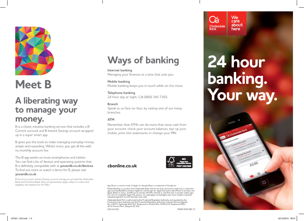 24 Hour Banking. Your Way