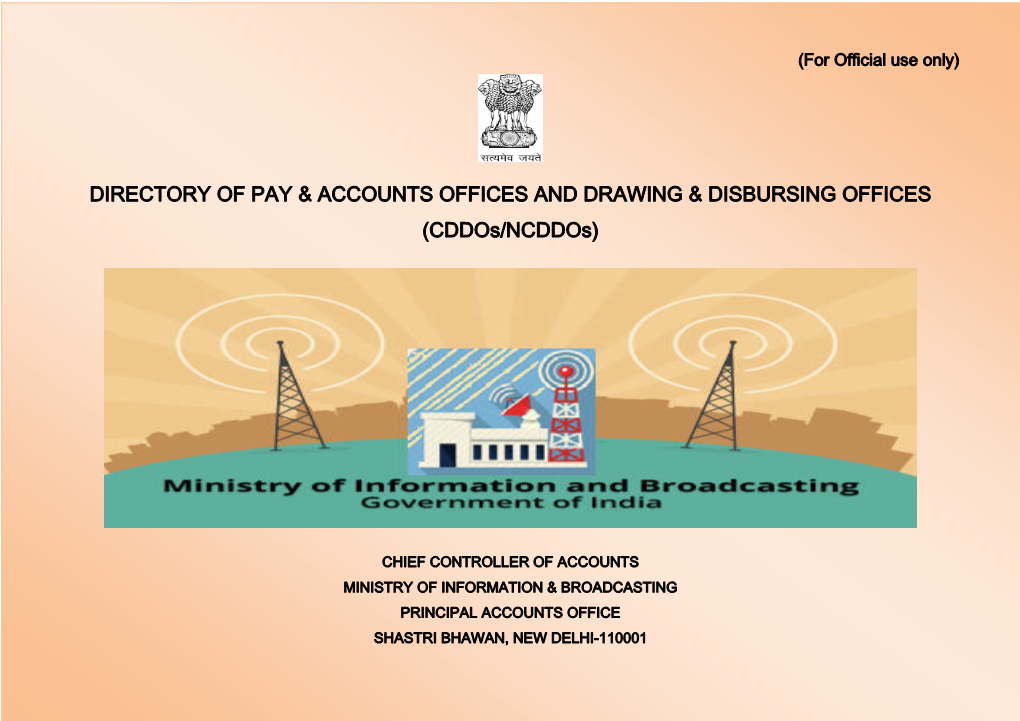 Directory of Pay & Accounts Offices and Drawing