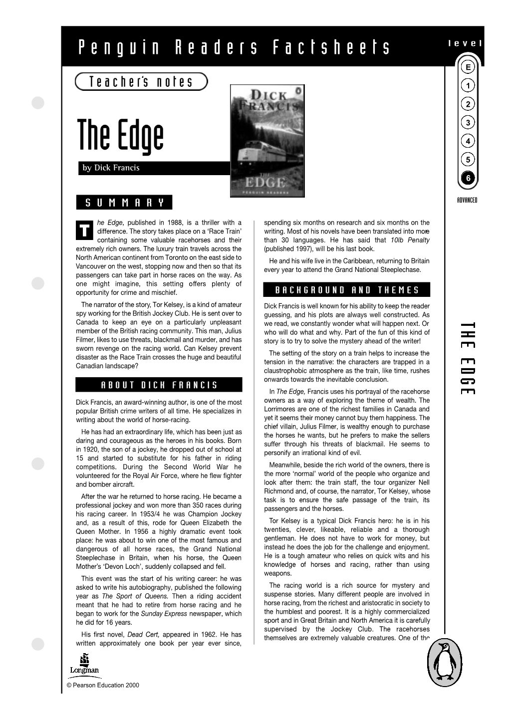 The Edge 4 5 by Dick Francis 6