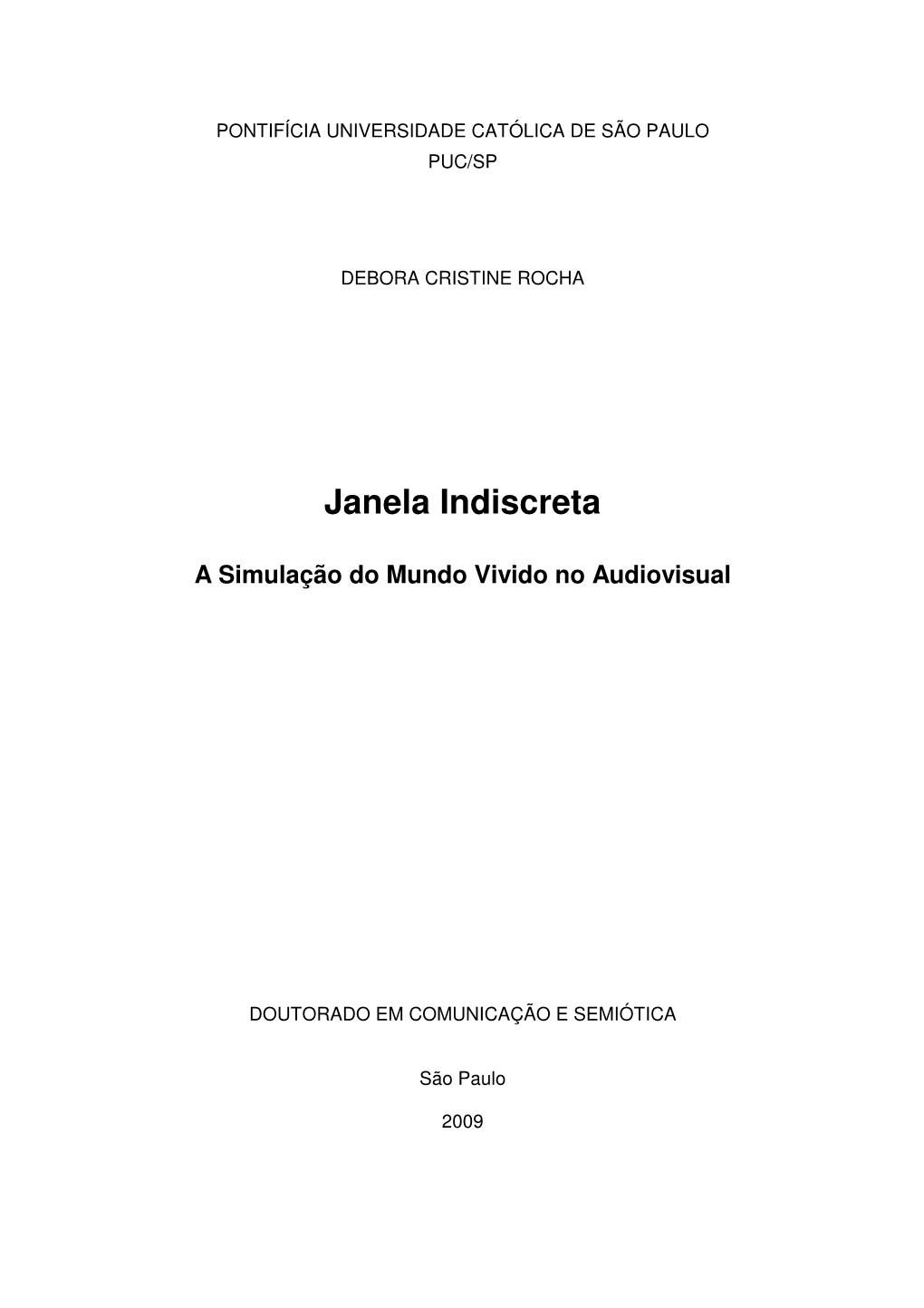 Janela Indiscreta