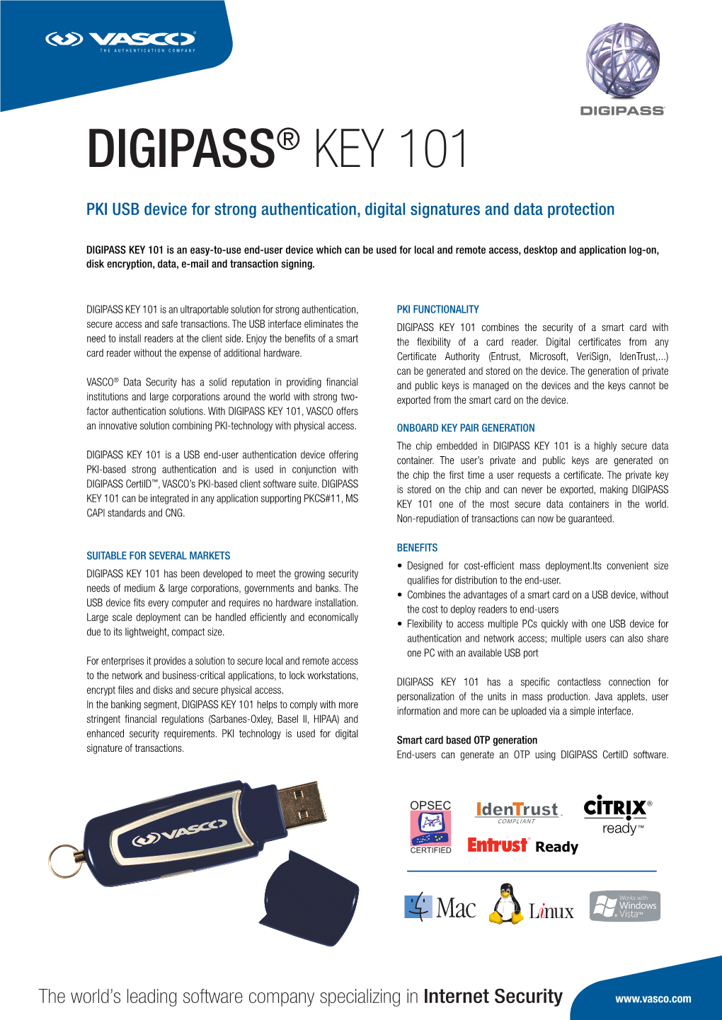Digipass® Key 101