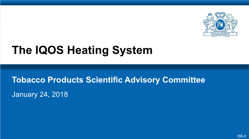 IQOS Heating System