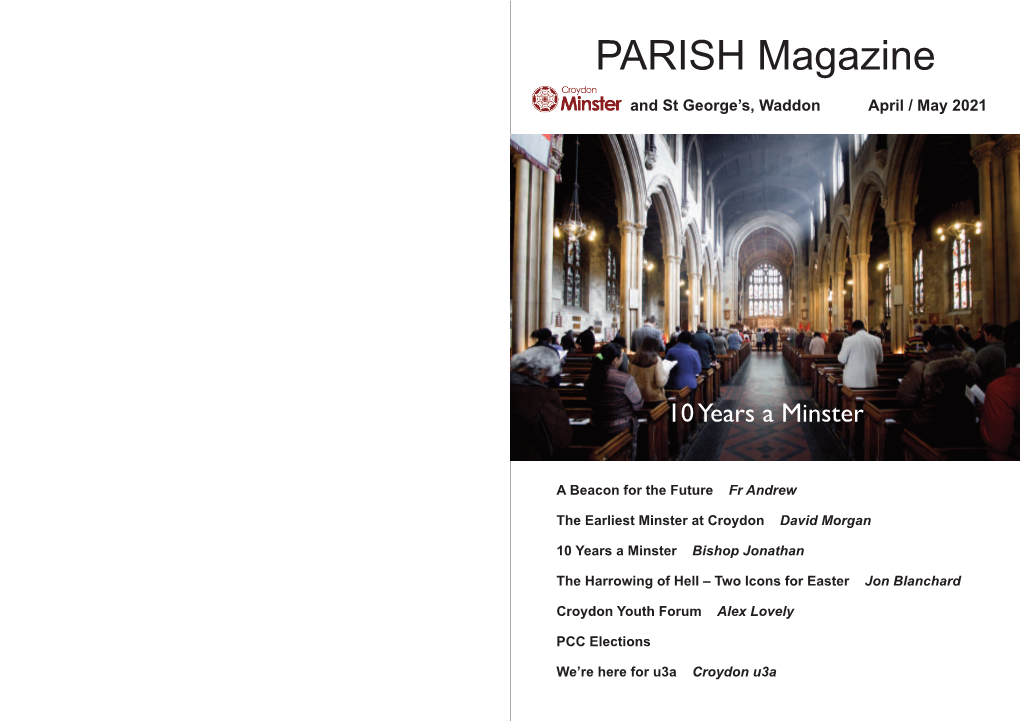 Parish Magazine April – May 2021