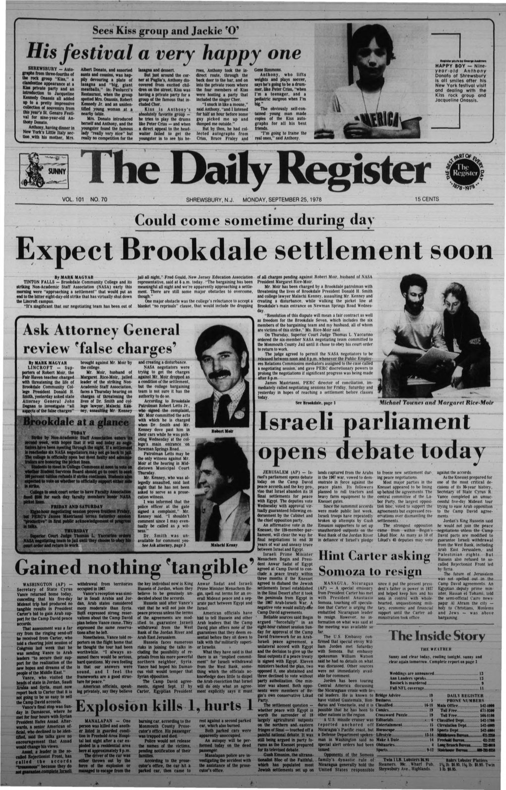 Expect Brookdale Settlement Soon