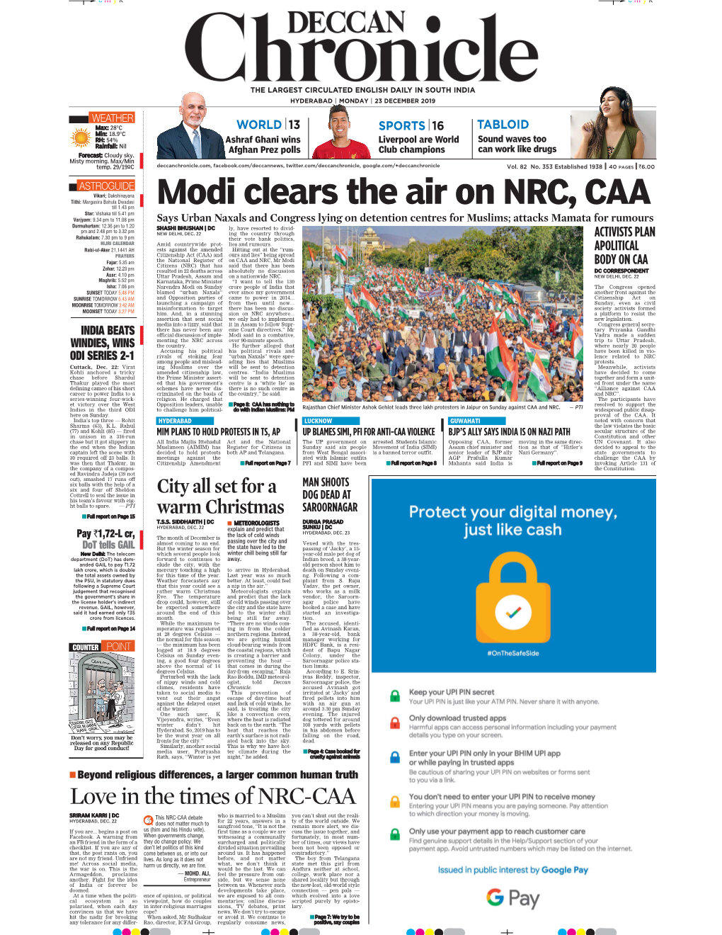 Modi Clears the Air on NRC