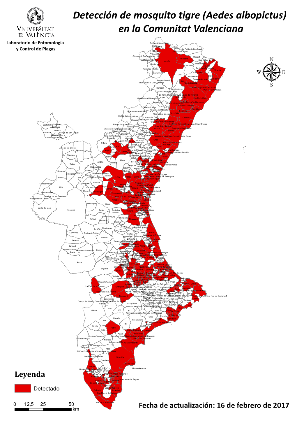 Detección De Mosquito Tigre (Aedes Albopictus) En La Comunitat Valenciana