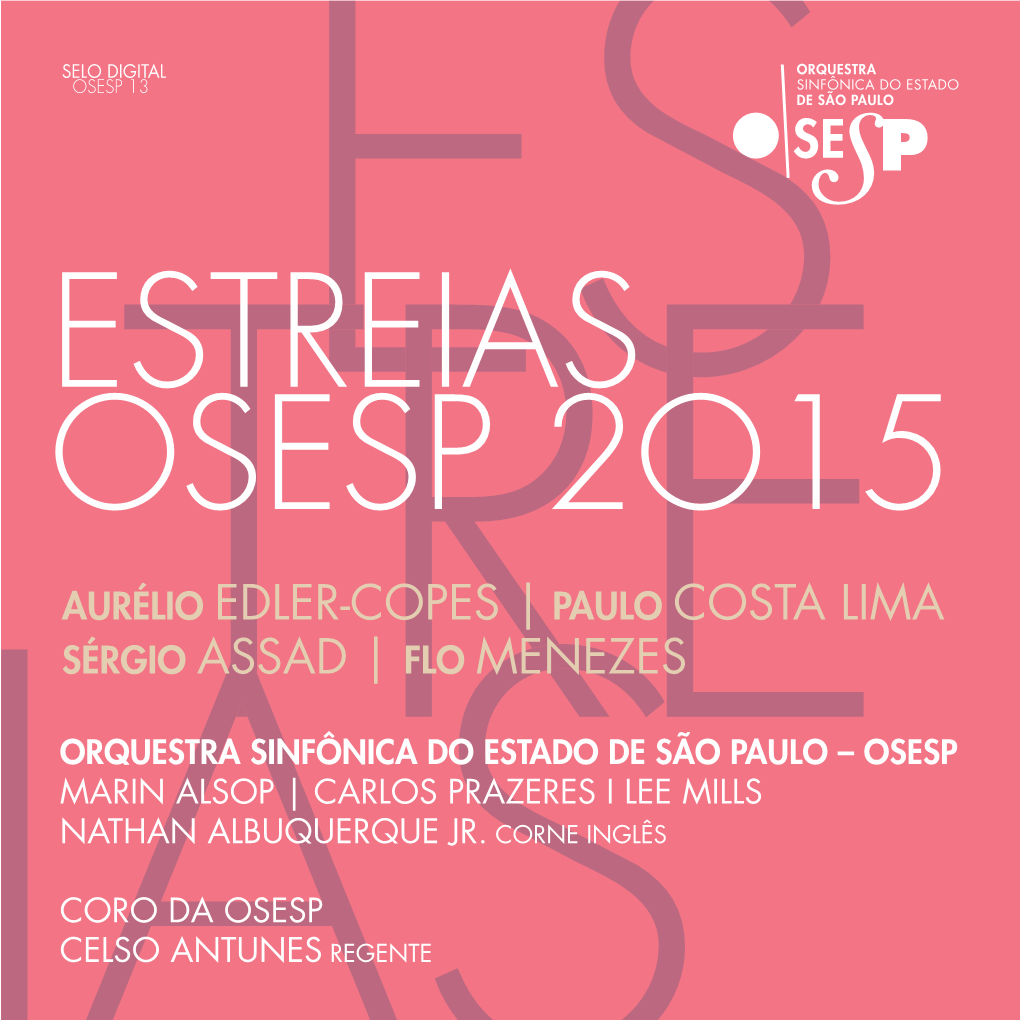 Estreias Osesp 2O15