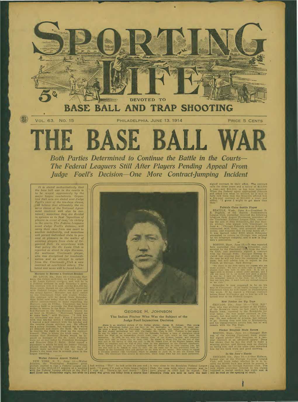 Base Ball Has the Call Ao Much in Greater Pitts- Other Than the Kansas City Chicago Judge Declared the Federals