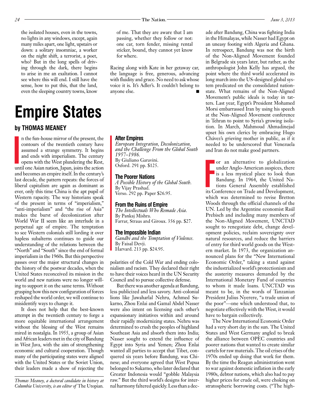 Empire States: on Pankaj Mishra