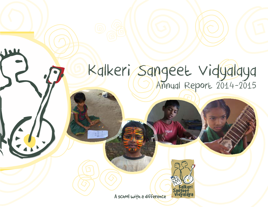 Kalkeri Sangeet Vidyalaya Annual Report 2014-2015