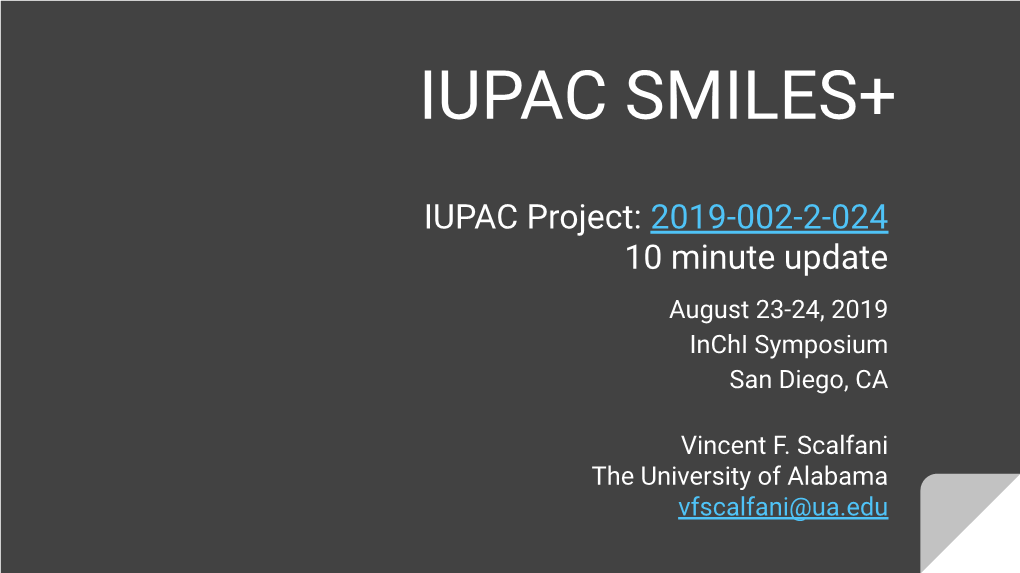 Iupac Smiles+