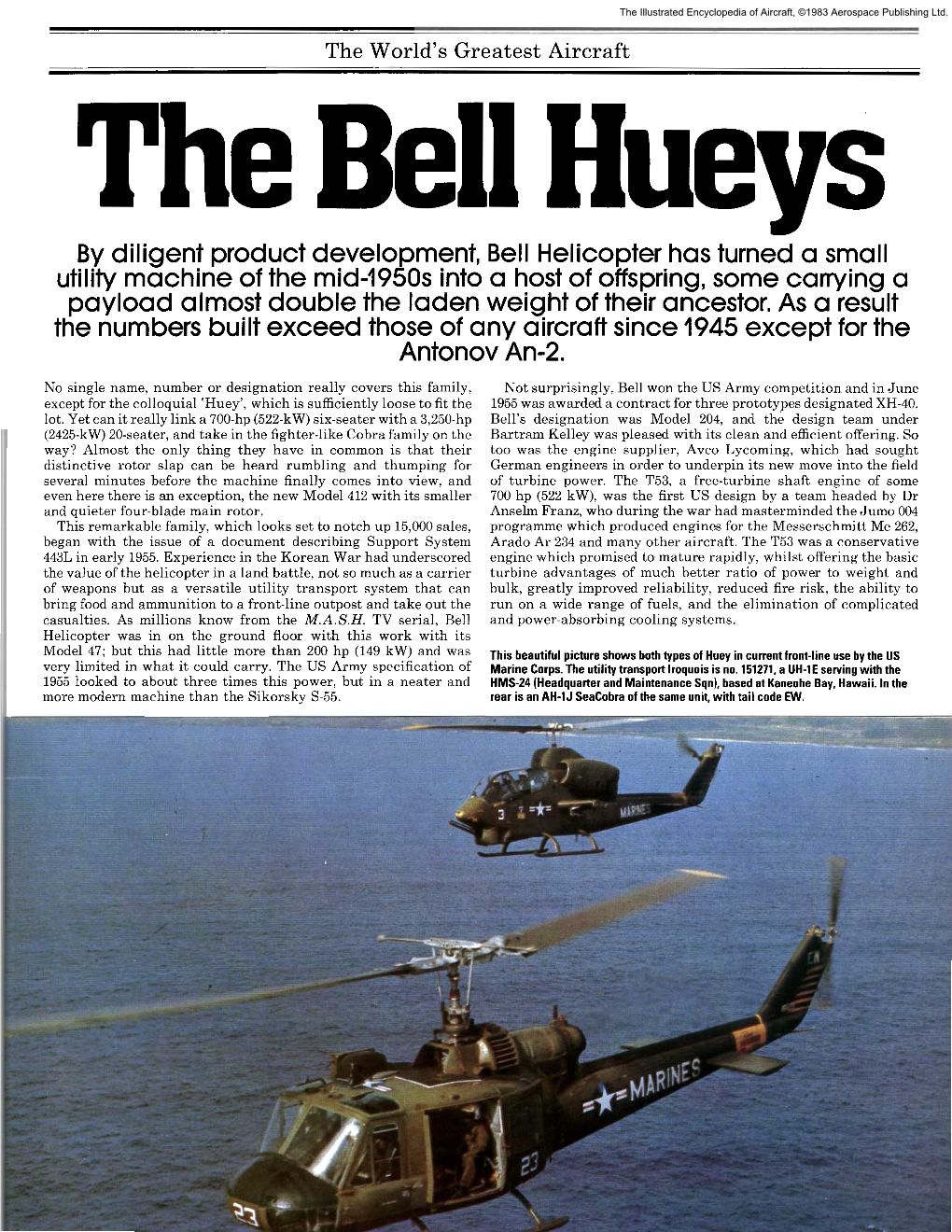 By Diligent Product Development, Bell Helicopter Has Turned a Small