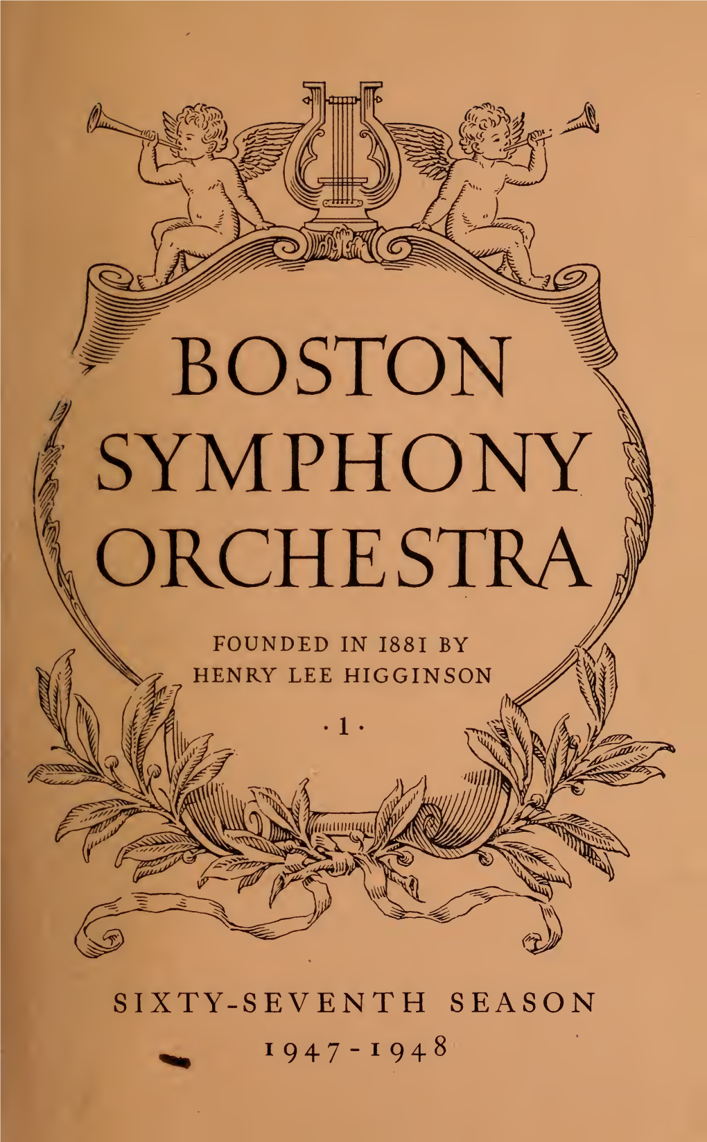 Boston Symphony Orchestra Concert Programs, Season 67, 1947-1948, Subscription