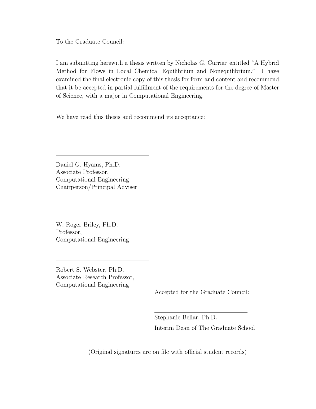 A Hybrid Method for Flows in Local Chemical Equilibrium And