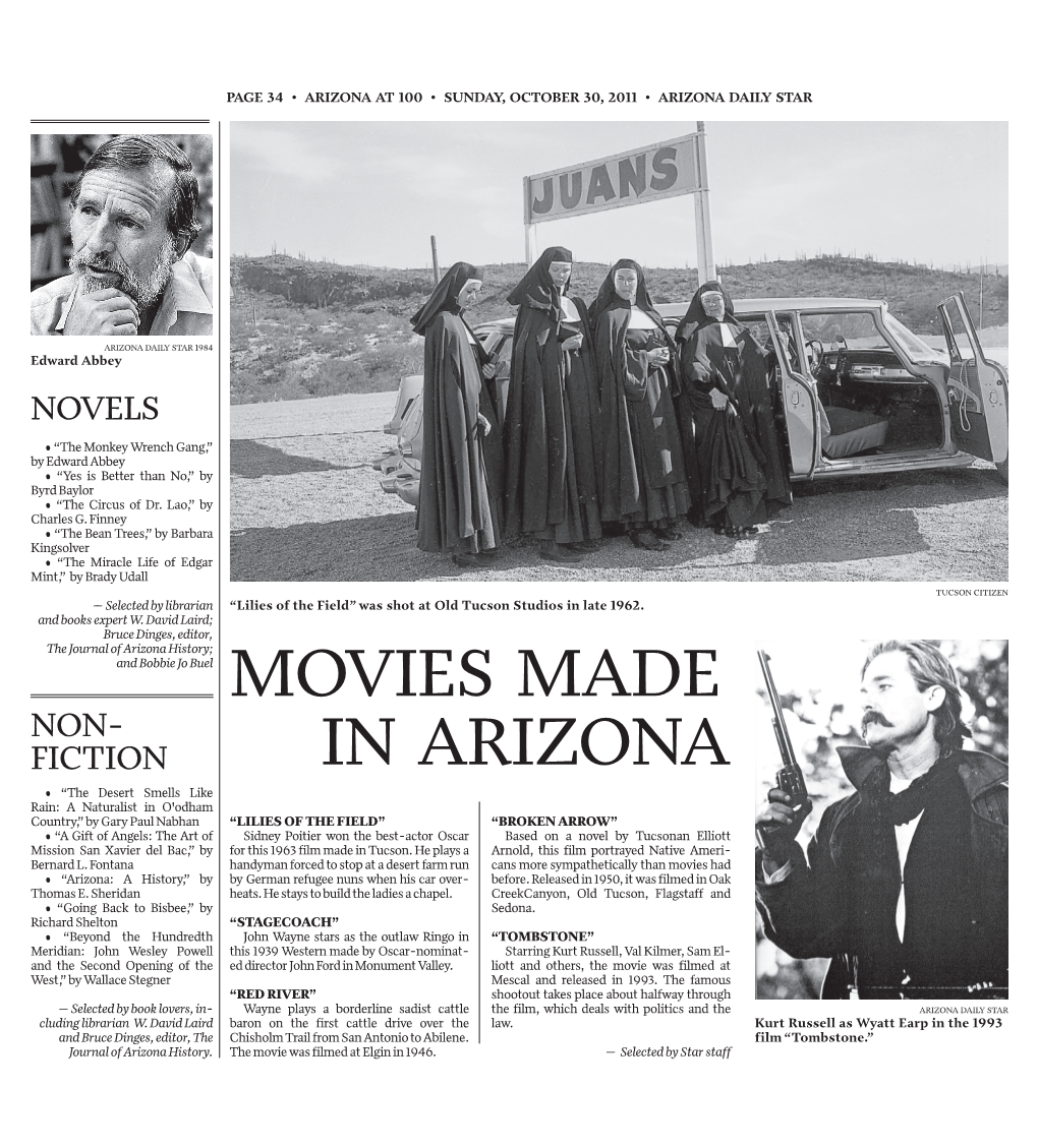 Movies Made in Arizona