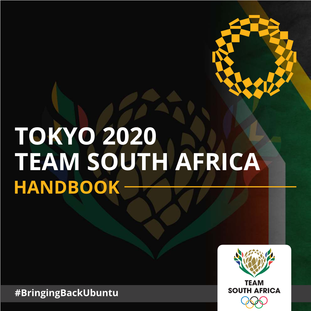 Tokyo 2020 Team South Africa Handbook