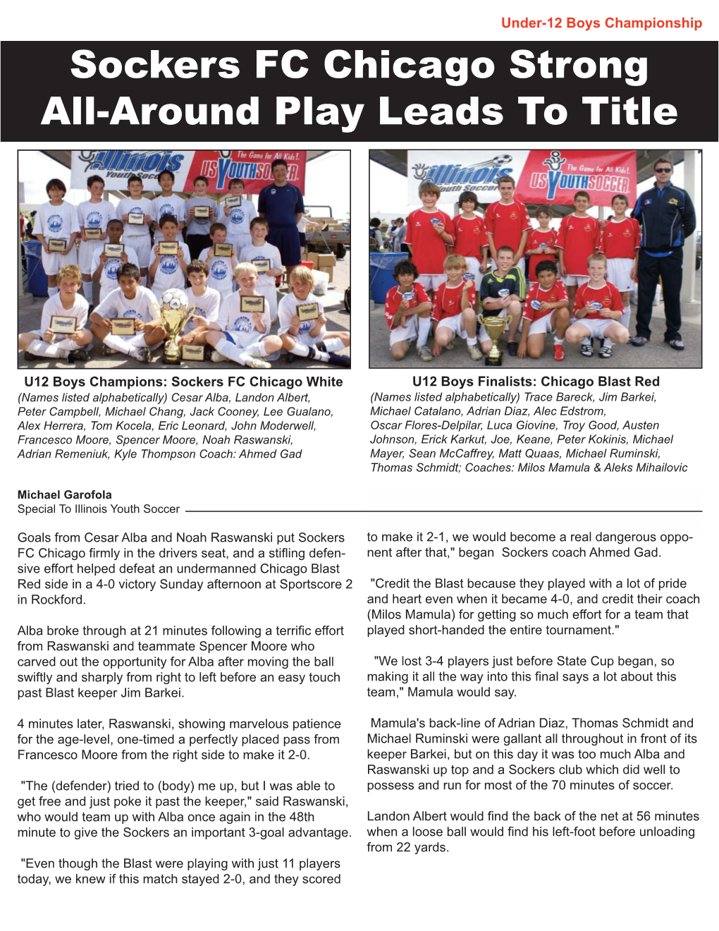 2008 State Cup Recaps