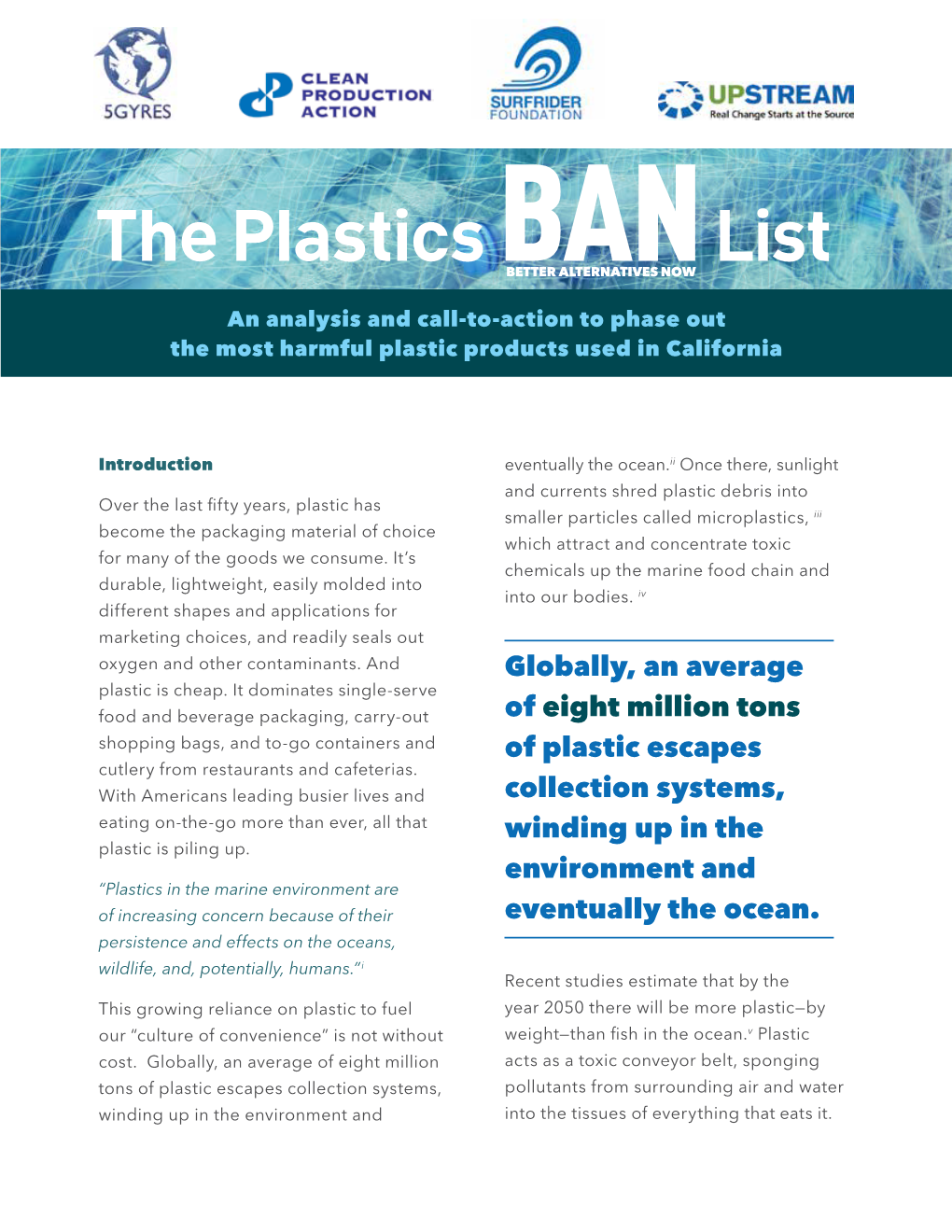The Plasticsbanlist