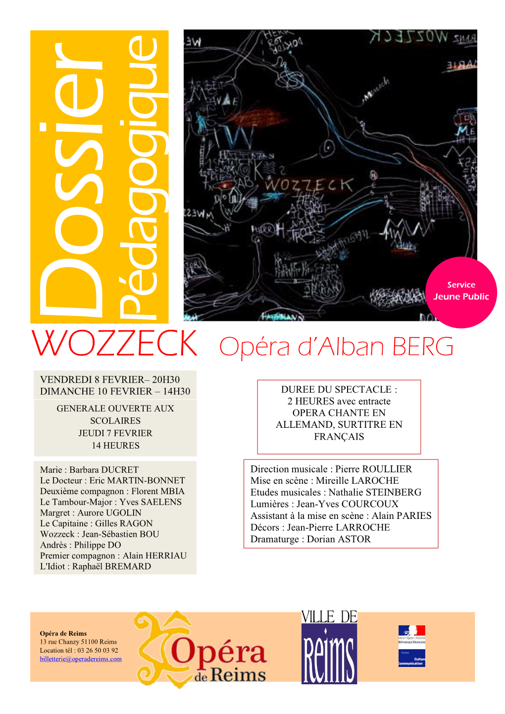 WOZZECK Opéra D’Alban BERG