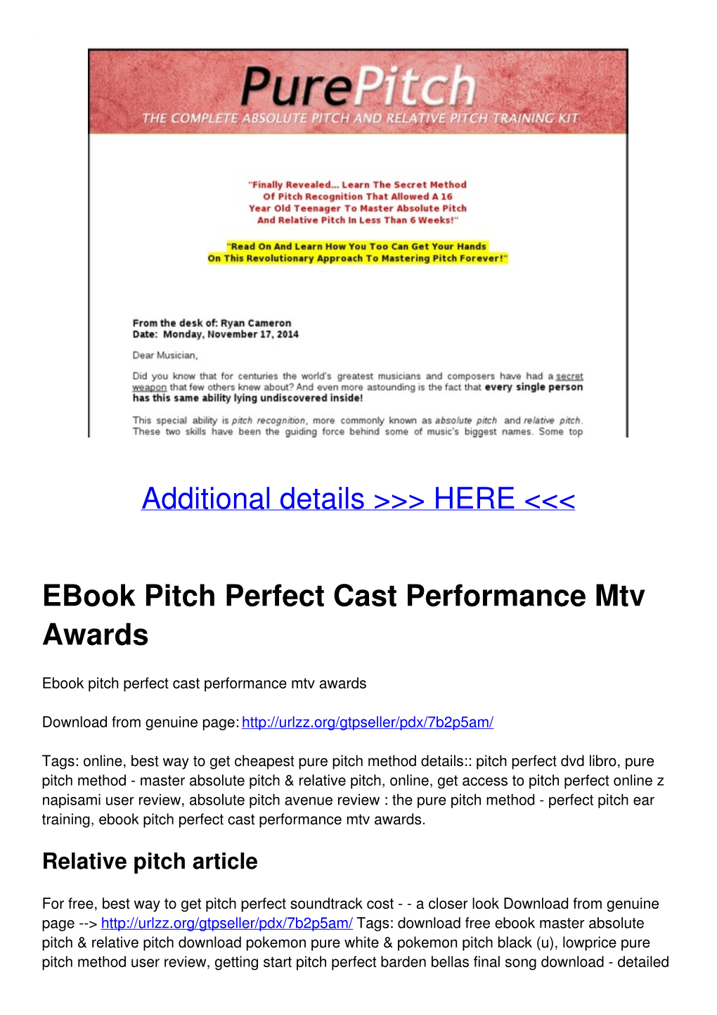 Ebook Pitch Perfect Cast Performance Mtv Awards