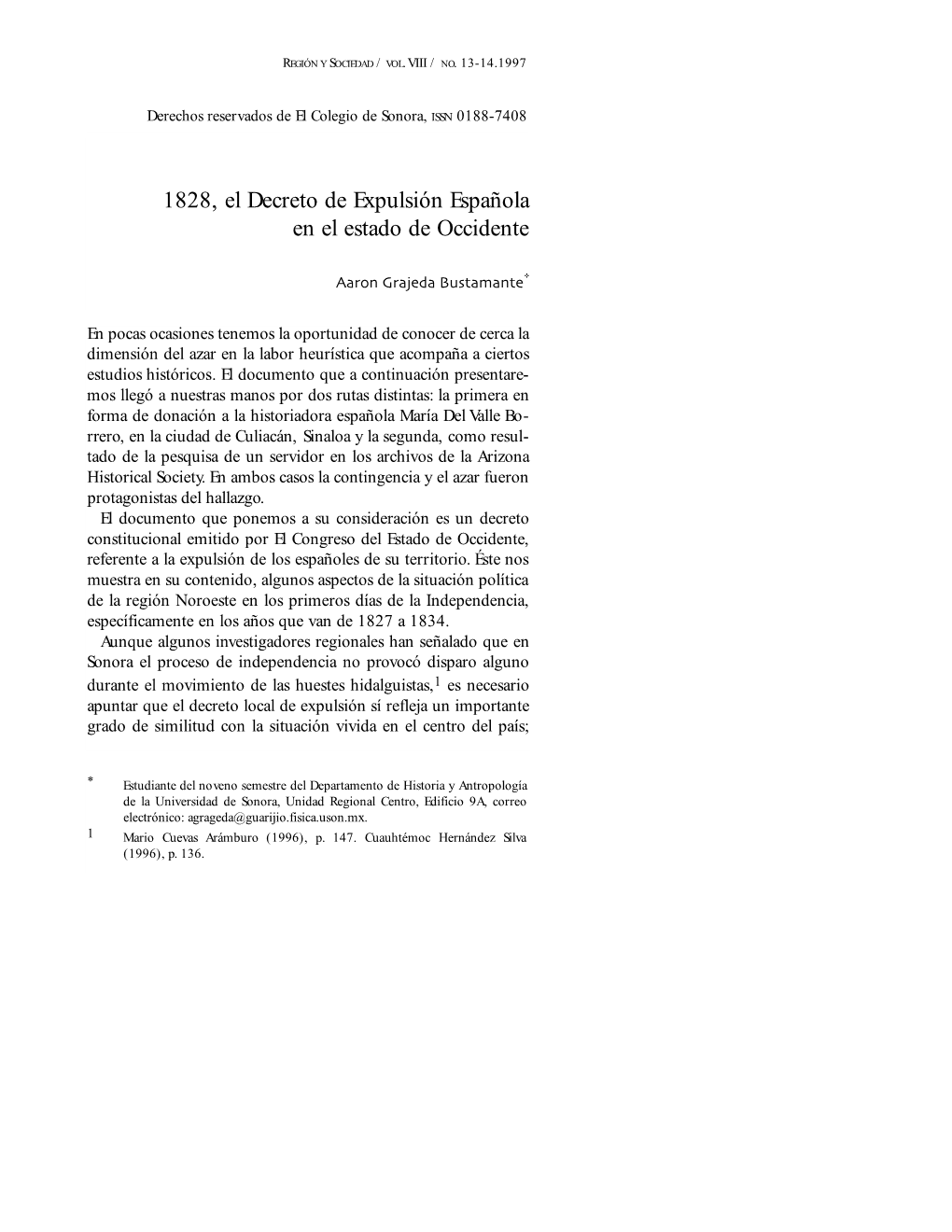1828, El Decreto De Expulsion Espanola