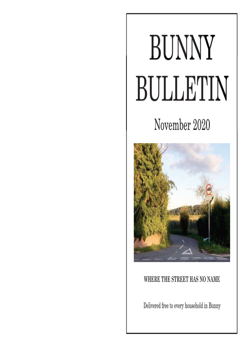 BUNNY BULLETIN November 2020