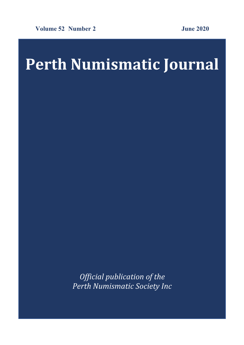 PNS Journal Vol 52 No 2 June 2020