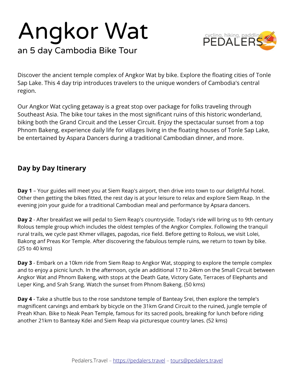 Angkor Wat an 5 Day Cambodia Bike Tour